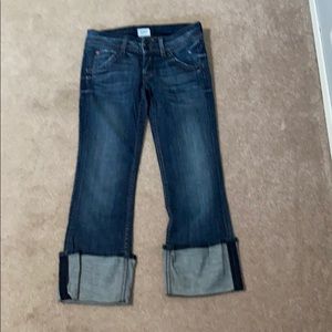 Size 26 Capri Cuffed Hudson Jeans